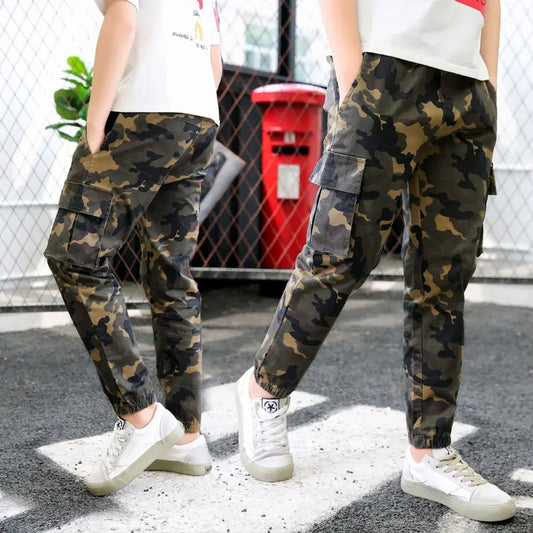 Boys Camo Joggers