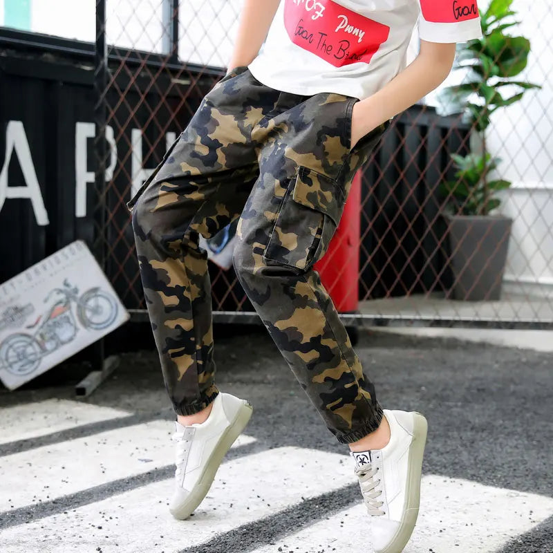 Boys Camo Joggers