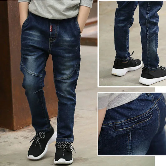 Elastic Waist Skinny Jeans